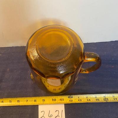 Vintage Amber Pitcher