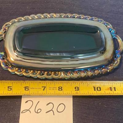 Vintage Carnival Butter Dish