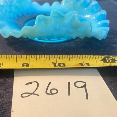 Vintage Hobnail Opalescent Ruffles
