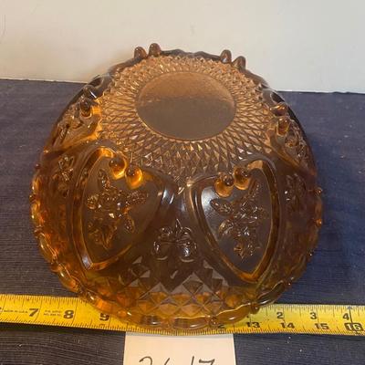 Vintage Pyrex Green Tinted Bowl