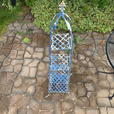 METAL MESH TABLE, 4 TIER METAL STAND, CANDLE HOLDER AND FLOWER POT
