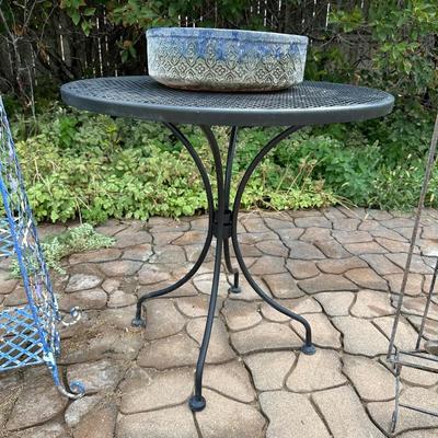 METAL MESH TABLE, 4 TIER METAL STAND, CANDLE HOLDER AND FLOWER POT