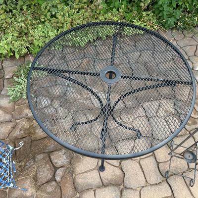 METAL MESH TABLE, 4 TIER METAL STAND, CANDLE HOLDER AND FLOWER POT