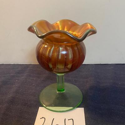 Northwood Opalescent Glass in Vaseline