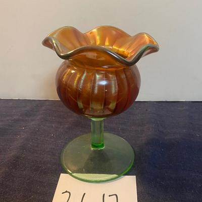 Northwood Opalescent Glass in Vaseline