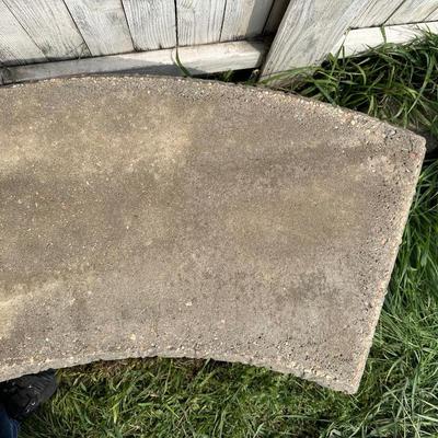 3 PIECE CONCRETE BENCH