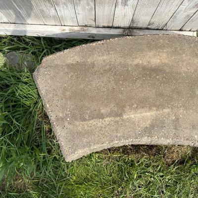 3 PIECE CONCRETE BENCH