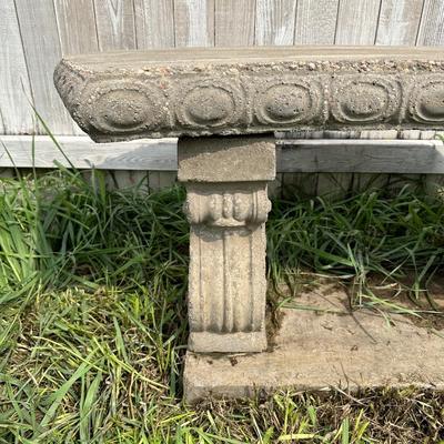 3 PIECE CONCRETE BENCH