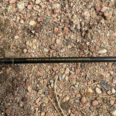 4 FISHING POLES WITH REELS