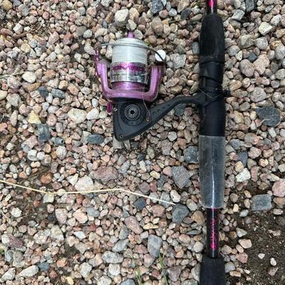 4 MORE FISHING POLES WITH REELS