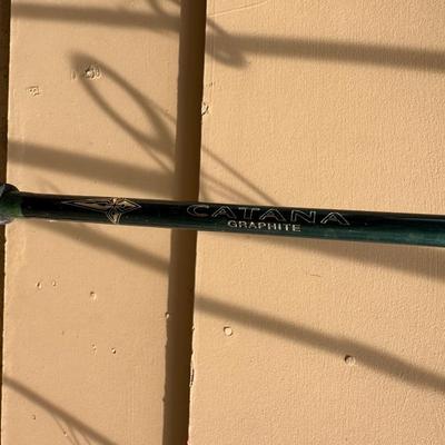 A VARIETY OF FISHING POLES
