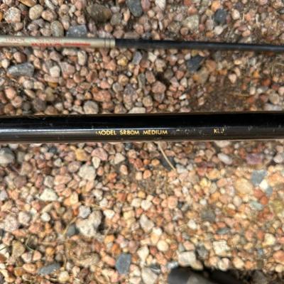 A VARIETY OF FISHING POLES