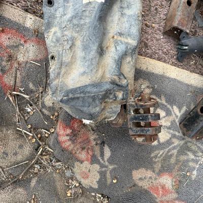 4 POINT LUG WRENCH, ASSORTED HITCHES WITH HITCH BALLS
