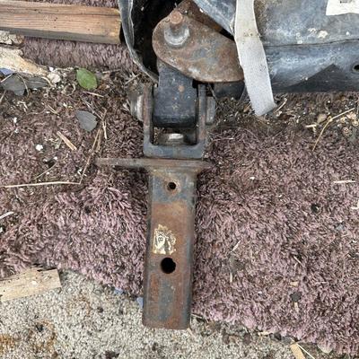 4 POINT LUG WRENCH, ASSORTED HITCHES WITH HITCH BALLS