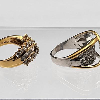 Ultimate Bling Large Cocktail Rings