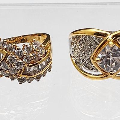 Ultimate Bling Large Cocktail Rings