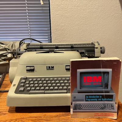 Antique IBM Typewriter with Manual