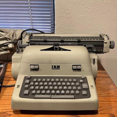Antique IBM Typewriter with Manual