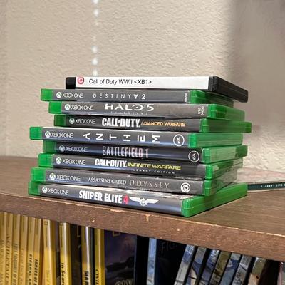 Tons of DVDs and Video Games