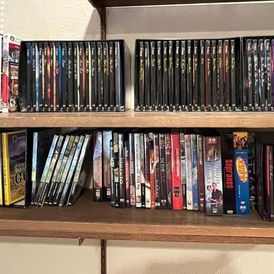Tons of DVDs and Video Games