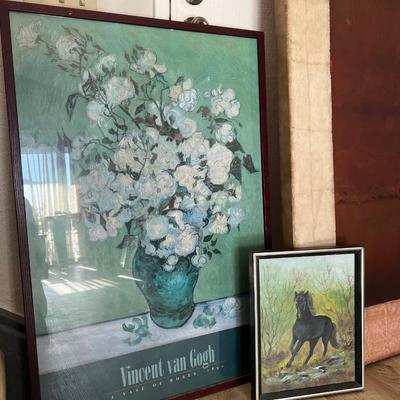 Large Framed Art Lot