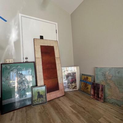 Large Framed Art Lot
