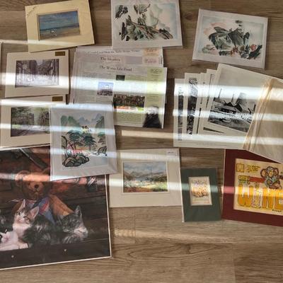 Mix Lot of Art Prints