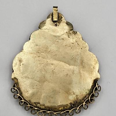 Large Antique Amulet Pendant
