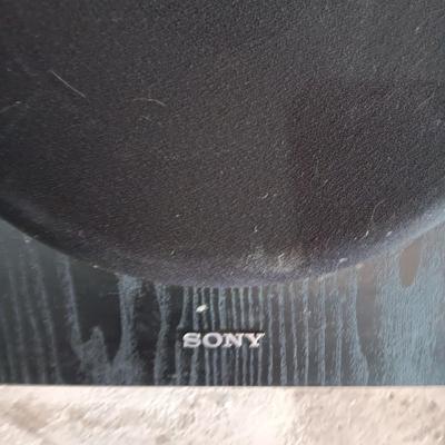 SONY SUBWOOFER, PAIR OF JBL AND 1 PSB SPEAKERS