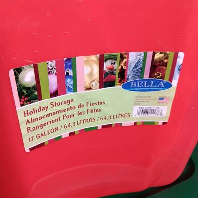 5 STORAGE TOTES