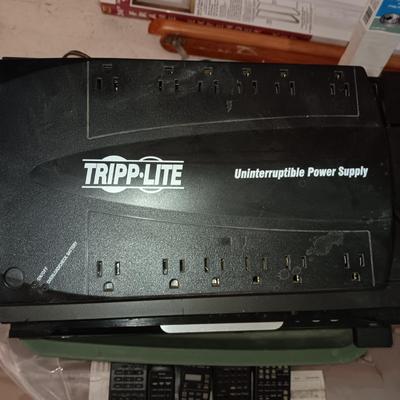 TECHNICS EQUALIZER, MONSTER POWER HTS 3600, TOSHIBA VCR, REMOTES & A TRIPP-LITE POWER SUPPLY