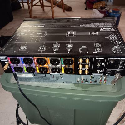 TECHNICS EQUALIZER, MONSTER POWER HTS 3600, TOSHIBA VCR, REMOTES & A TRIPP-LITE POWER SUPPLY