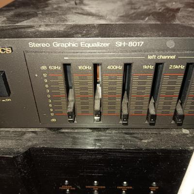 TECHNICS EQUALIZER, MONSTER POWER HTS 3600, TOSHIBA VCR, REMOTES & A TRIPP-LITE POWER SUPPLY