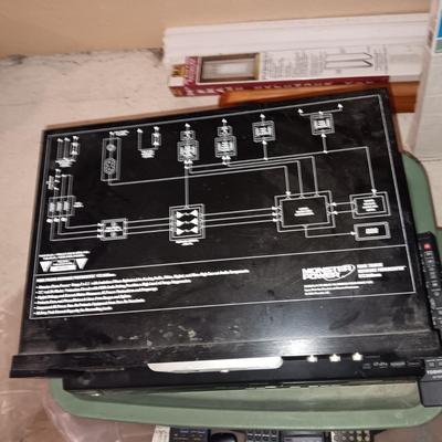 TECHNICS EQUALIZER, MONSTER POWER HTS 3600, TOSHIBA VCR, REMOTES & A TRIPP-LITE POWER SUPPLY