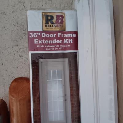 NEW 36" DOOR FRAME EXTENDER KIT, TRIM, FLOORING AND MORE