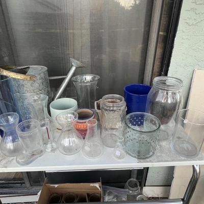 Antique Glass Jars & Vases