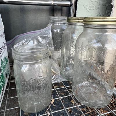 Antique Glass Jars & Vases