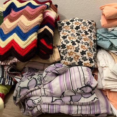 Household Linens - Vintage Bedsheets, Blankets, Towels, etc