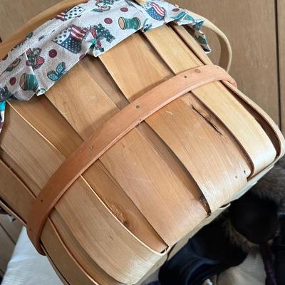 Lot 763 Basket of hats and gloves