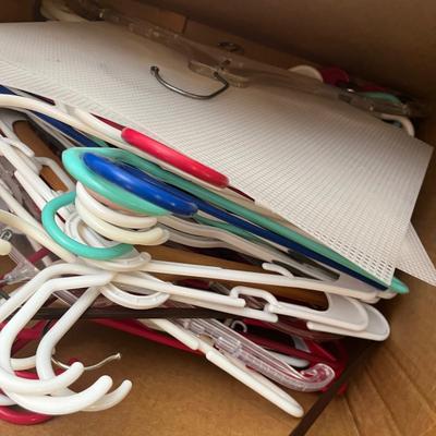 Lot 778 Box of hangers