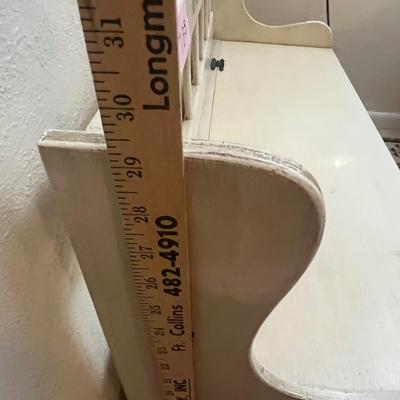 Lot 783 Bench with storage