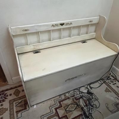 Lot 783 Bench with storage