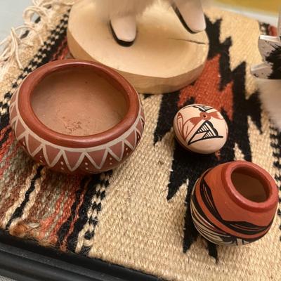 Lot 787 Kachina Doll in case