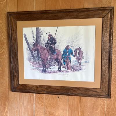 Lot 792 Mountain Man print