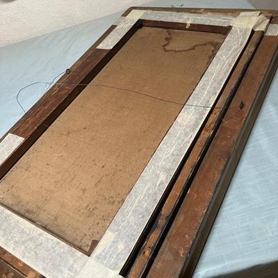 Lot 807 Antique Oil Painting