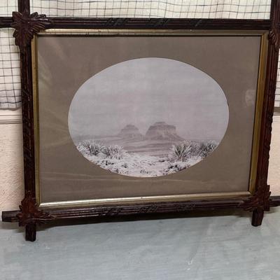 Lot 810 Antique Picture of the Pawnee Buttes