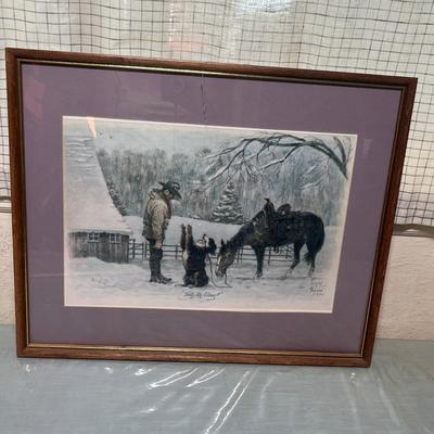 Lot 813 Western Print