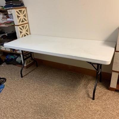 Two 6’ Lifetime Folding Tables (2R/C-HS)