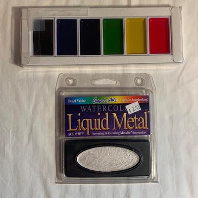 Watercolor Paints, Paper, & Brush Pens (2L-HS)