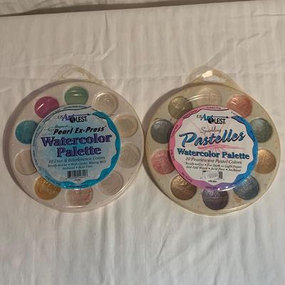 Watercolor Paints, Paper, & Brush Pens (2L-HS)